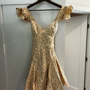 Floral Yellow Petersyn dress size small